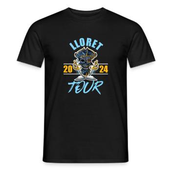 Lloret De Mar 2024 Skelett - Männer T-Shirt - Schwarz - Vorne - AI Model Male 178 light (178cm)