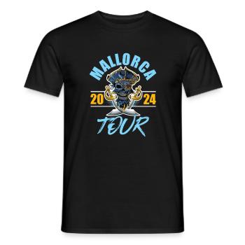 Majorque 2024 Skeleton - T-shirt homme - noir - Devant - AI Model Male 178 light (178cm)