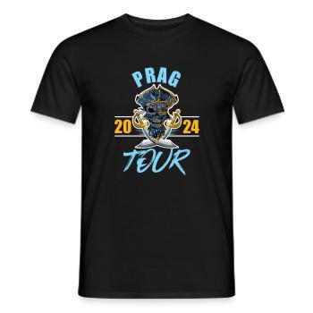 Prague 2024 Skeleton - T-shirt homme - noir - Devant - AI Model Male 178 light (178cm)