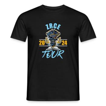 Zrce Party 2024 Skeleton - Men's T-Shirt - black - Front - AI Model Male 178 light (178cm)