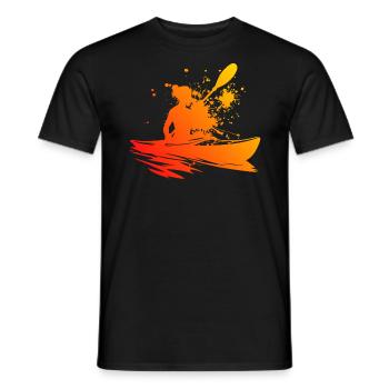 Kayak Femme Kayak Kayak Homme Canoë Kayak - T-shirt homme - noir - Devant - AI Model Male 178 light (178cm)