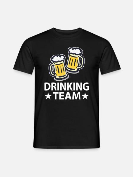 Équipe de boisson - T-shirt homme - noir