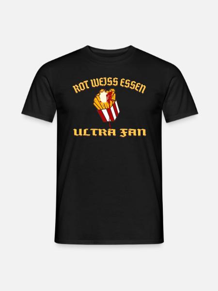 Pommes Frites Fan - Männer T-Shirt - Schwarz