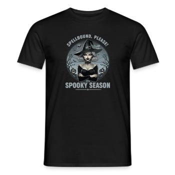 Witch Witch Spellbound Enchantment Halloween - Men's T-Shirt - black - Front - AI Model Male 178 light (178cm)