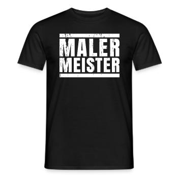 Maler Malermeister Meister Geschenk - Männer T-Shirt - Schwarz - Vorne - AI Model Male 178 light (178cm)