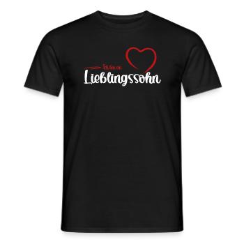 Ich bin ein Lieblingssohn und Weltbester Sohn - Männer T-Shirt - Schwarz - Vorne - AI Model Male 178 light (178cm)
