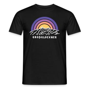 Großglockner Hohe Tauern Österreich Tirol Souvenir - Männer T-Shirt - Schwarz - Vorne - AI Model Male 178 light (178cm)