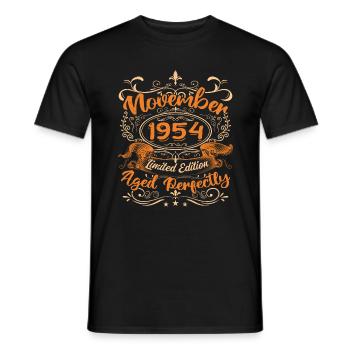 November 1954 Limited Edition - T-shirt homme - noir - Devant - AI Model Male 178 light (178cm)