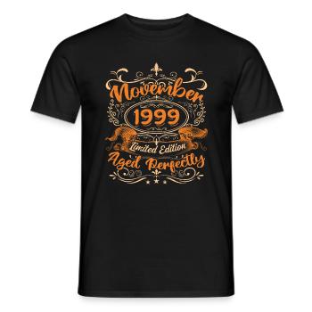 November 1999 Limited Edition - Men's T-Shirt - black - Front - AI Model Male 178 light (178cm)
