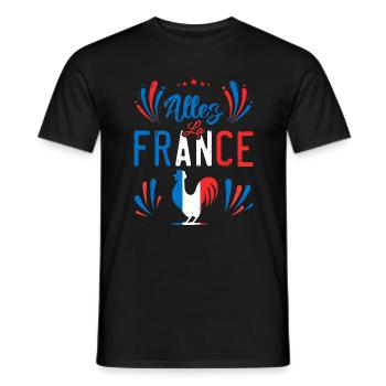 Allez La France | les champions - T-shirt homme - noir - Devant - AI Model Male 178 light (178cm)