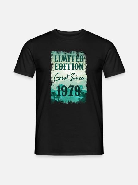Einzigartig seit 1979 - Männer T-Shirt - Schwarz