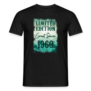 Einzigartig seiner Art seit 1960 - Männer T-Shirt - Schwarz - Vorne - AI Model Male 178 light (178cm)