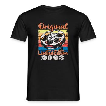 Édition Originale Limitée De 2023 - T-shirt homme - noir - Devant - AI Model Male 178 light (178cm)