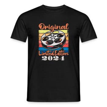 Édition Originale Limitée De 2021 - T-shirt homme - noir - Devant - AI Model Male 178 light (178cm)