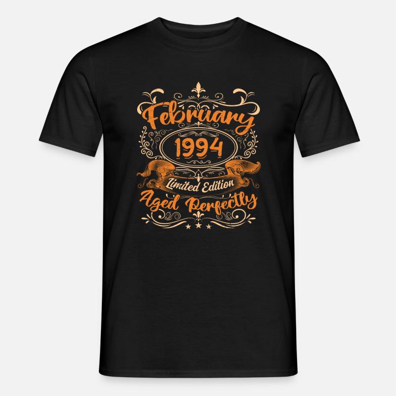 Februar 1994 | Perfekt gealtert - Männer T-Shirt - Schwarz
