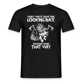 Vikings Wikinger Viking Statement - Männer T-Shirt - Schwarz - Vorne - AI Model Male 178 light (178cm)