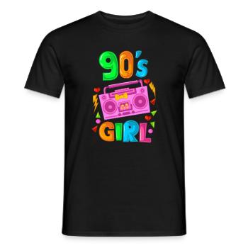 J'adore la tenue de soirée des années 90 et 90 - T-shirt homme - noir - Devant - AI Model Male 178 light (178cm)