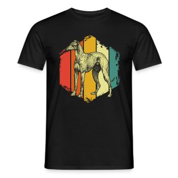 greyhound - Men's T-Shirt - black - Front - AI Model Male 178 light (178cm)