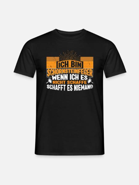 Schornsteinfeger Kaminkehrer - Männer T-Shirt - Schwarz