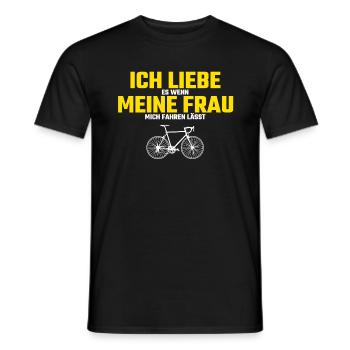 Fahrrad Lustiger Spruch - Männer T-Shirt - Schwarz - Vorne - AI Model Male 178 light (178cm)