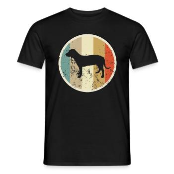 Deutsche Bracke Jagdhund - Männer T-Shirt - Schwarz - Vorne - AI Model Male 178 light (178cm)