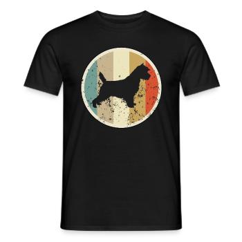 Cairn Terrier - Männer T-Shirt - Schwarz - Vorne - AI Model Male 178 light (178cm)