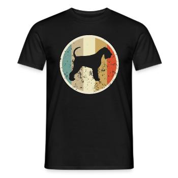 Riesenschnauzer - Männer T-Shirt - Schwarz - Vorne - AI Model Male 178 light (178cm)