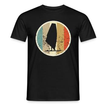 Windsurfen Windsurfer - Männer T-Shirt - Schwarz - Vorne - AI Model Male 178 light (178cm)