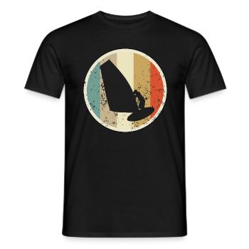 Windsurfen Windsurfer - Männer T-Shirt - Schwarz - Vorne - AI Model Male 178 light (178cm)