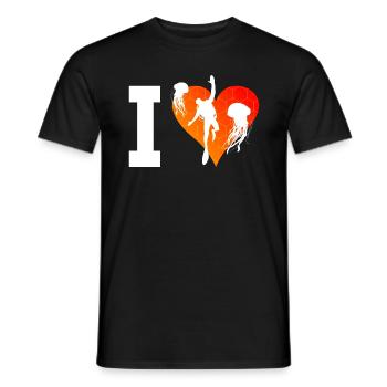 Plongée libre Plongeurs Hommes Plongeurs - T-shirt homme - noir - Devant - AI Model Male 178 light (178cm)