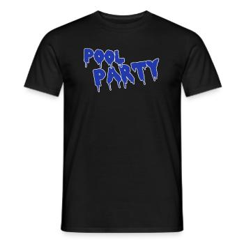 Pool party - Männer T-Shirt - Schwarz - Vorne - AI Model Male 178 light (178cm)
