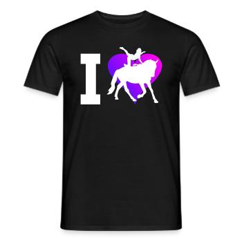 Balanceübungen Reitkunst Pferdegymnastik - Männer T-Shirt - Schwarz - Vorne - AI Model Male 178 light (178cm)