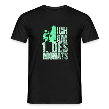 Spielothek Automat Geschenk - Männer T-Shirt - Schwarz - Vorne - AI Model Male 178 light (178cm)