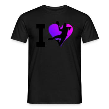 Handball Féminin Handball Hommes Handball - T-shirt homme - noir - Devant - AI Model Male 178 light (178cm)
