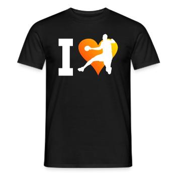 Handballspielen Handballer Handballspieler - Männer T-Shirt - Schwarz - Vorne - AI Model Male 178 light (178cm)