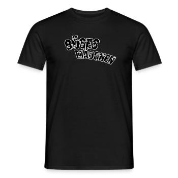 Böses Mädchen - Männer T-Shirt - Schwarz - Vorne - AI Model Male 178 light (178cm)