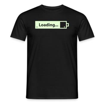 pile - T-shirt homme - noir - Devant - AI Model Male 178 light (178cm)