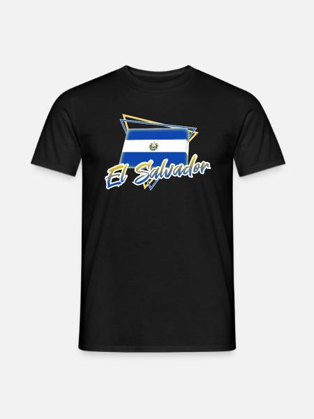 El Salvador - Men's T-Shirt - black