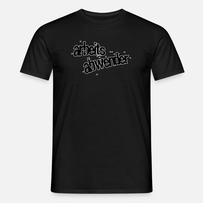 Arbeitsabwender - Männer T-Shirt - Schwarz
