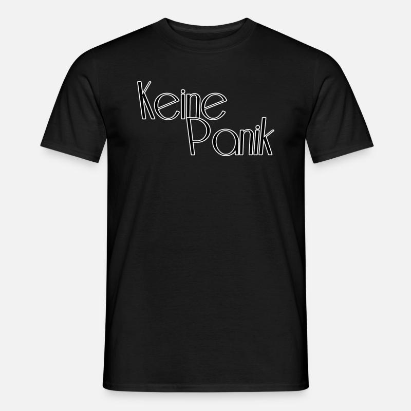 Keine Panik - Männer T-Shirt - Schwarz