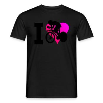 Vélo de route Vélo de route Femmes Hommes Vélo de route - T-shirt homme - noir - Devant - AI Model Male 178 light (178cm)