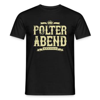 Polterabend Team Bräutigam - Männer T-Shirt - Schwarz - Vorne - AI Model Male 178 light (178cm)