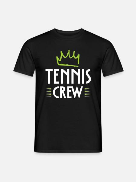 Équipe de tennis - T-shirt homme - noir