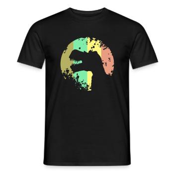 Dinosaure T-Rex Design - T-shirt homme - noir - Devant - AI Model Male 178 light (178cm)