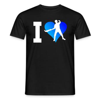 Jai Alai Femmes Pelote Hommes Pelote Basque - T-shirt homme - noir - Devant - AI Model Male 178 light (178cm)