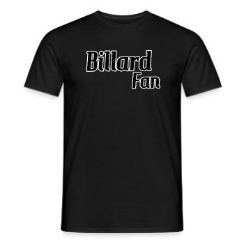 Fan de billard - T-shirt homme - noir - Devant - AI Model Male 178 light (178cm)