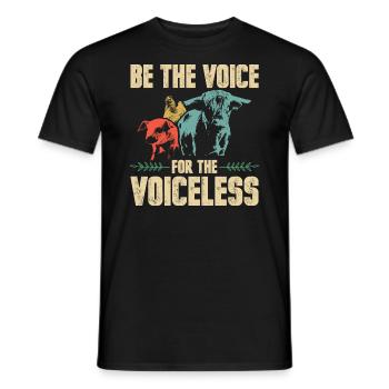 Défenseurs des animaux | Végétaliens végétariens cadeaux végétaliens - T-shirt homme - noir - Devant - AI Model Male 178 light (178cm)