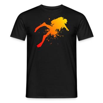 Plongée Libre Plongée Plongée Homme Plongeur Hommes - T-shirt homme - noir - Devant - AI Model Male 178 light (178cm)