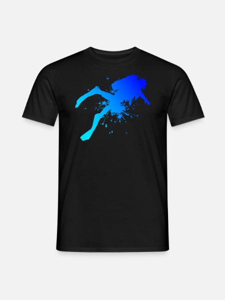 Diver Damen Taucher Scuba Taucher Tauchen - Männer T-Shirt - Schwarz