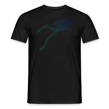 Plongeur Plongeur Plongeur Hommes - T-shirt homme - noir - Devant - AI Model Male 178 light (178cm)